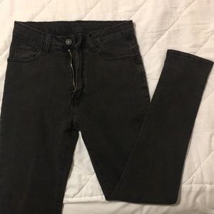 SHEIN Black High Rise Jeans